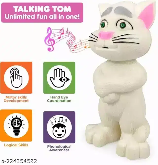 Plastic Talking Tom Electronic Toy, Assorted