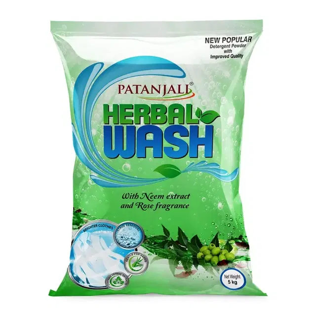 Patanjali Herbal Wash Detergent Powder 5 Kg