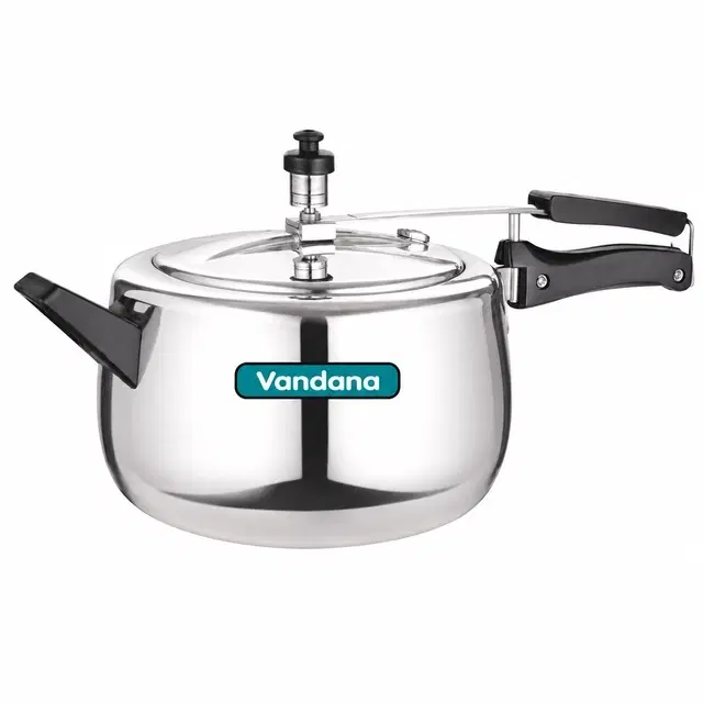 Vandana Aluminium InnerLid Pressure Cooker [5.5 L]