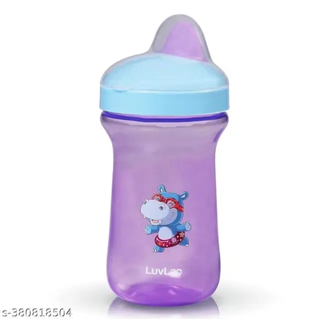 LuvLap Plastic Sipper Bottle for Kids, Muticolor, 125 ml