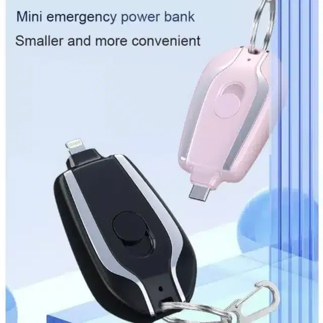 Portable Mini Power Bank, Assorted, Pack of 1