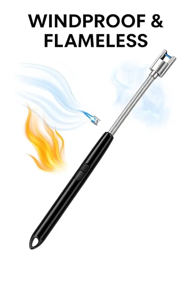 Type-C Rechargeable Electric Lighters for Kitchen,Multicolour