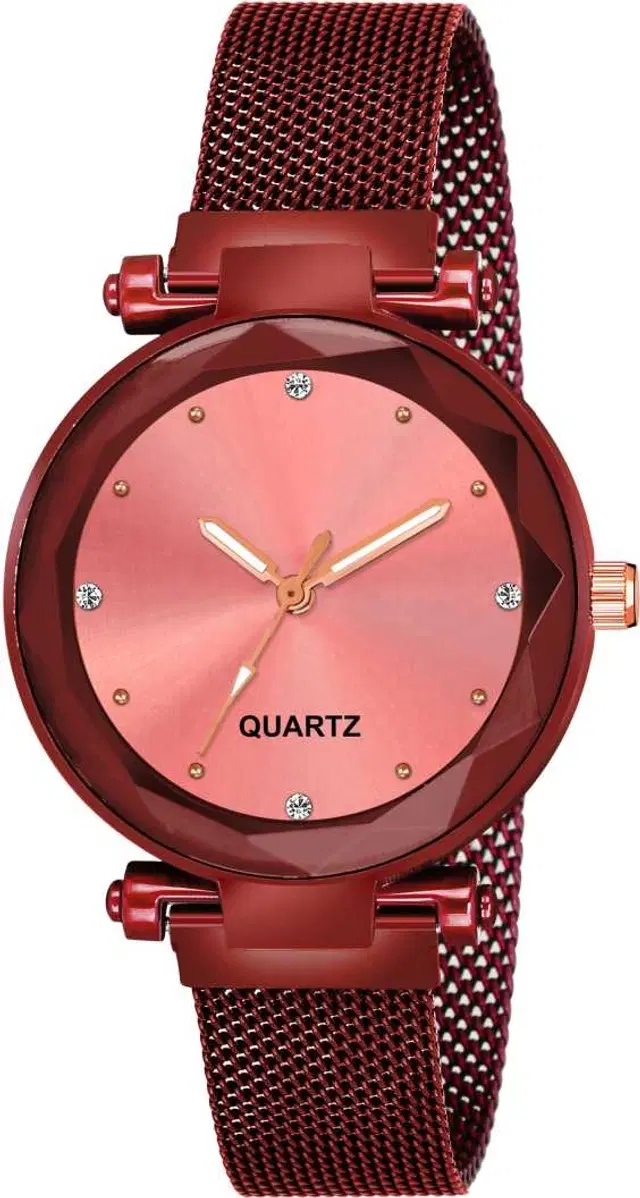 Metal Strap Analog Watch for Women & Girls (Multicolor)