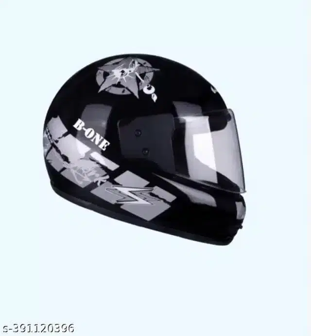 Full Face Helmet for Men & Women, Black & Grey