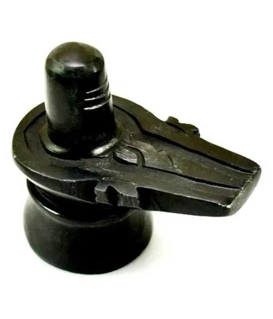 5 cm Black Marble Shivlingam