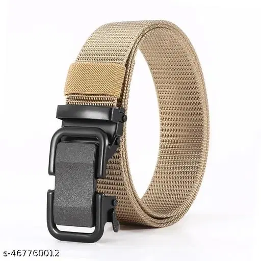 Canvas Belt for Men (Multicolor, Free Size)