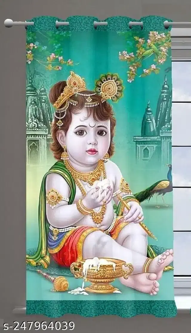 Curtains for Temple, Multicolor, 5 Feet