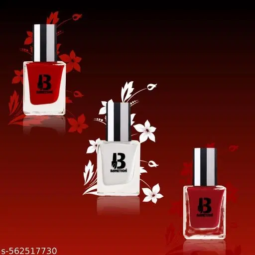 Banetion Matte Nail Polish, Multicolor, Pack of 3