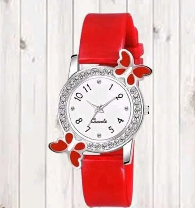 Analog Watch For Womens (Red) (WS-48)