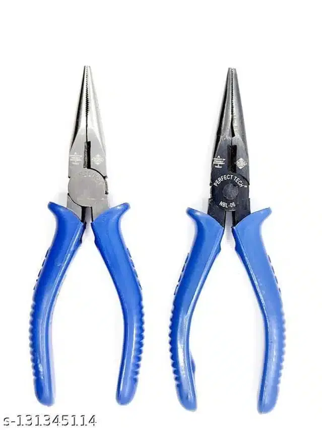 Long Nose Plier, Pack of 2, Blue