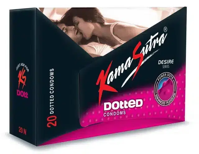 Kamasutra Dotted Condom for Men, Pack of 20