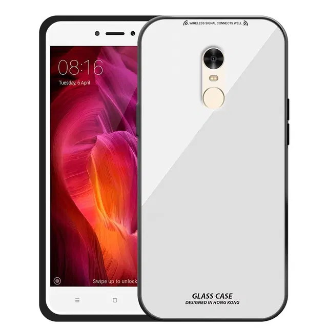 Silicon Back Cover For Redmi Note 4X, White