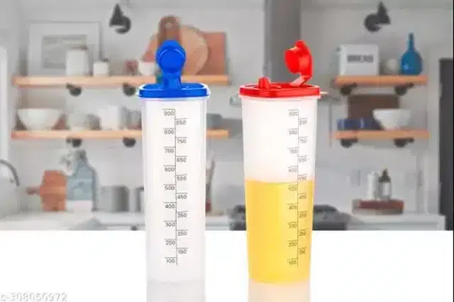 Cooking Oil Dispenser, Multicolor, 1000 ml, Pack of 2