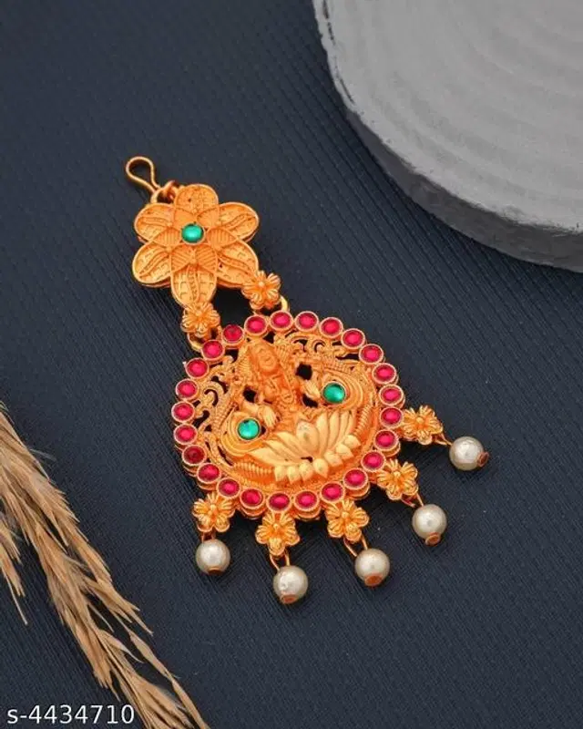 Alloy Maangtika for Women (Multicolor)