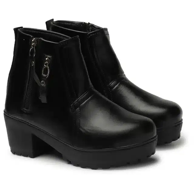 Boots for Women (Black, 3)