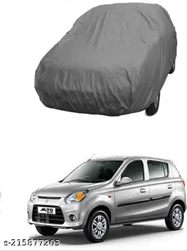 Taffeta Waterproof Car Cover for Maruti Suzuki Alto 800, Multicolor
