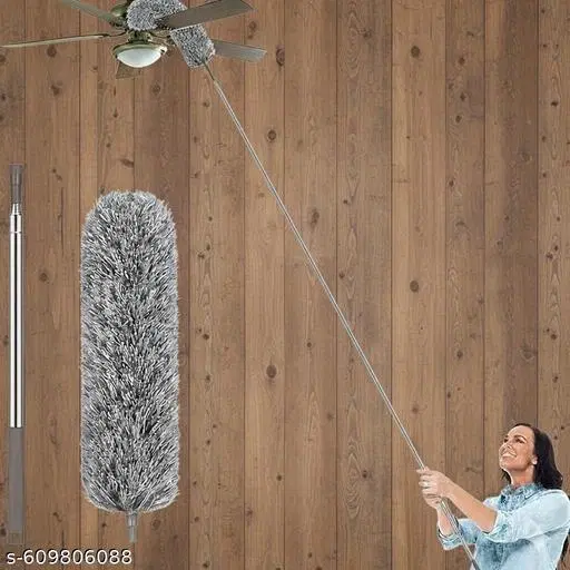 Microfiber Cleaning Brush, Cobweb Cleaner, Long Handle Duster, Home Cleaning Tools, Washable Duster.
