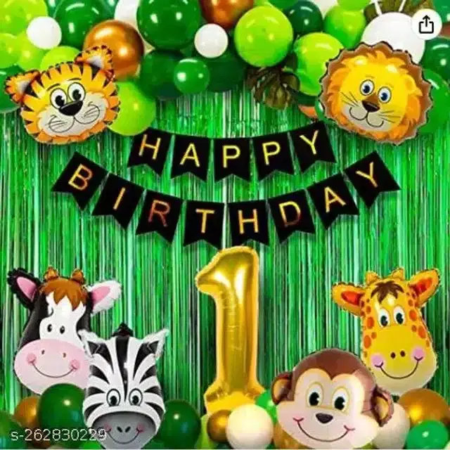 Birthday Decoration Kit, Multicolor, Pack of 50