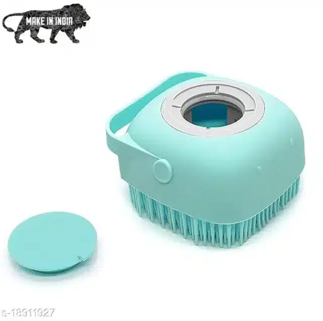 Silicone Body Bath Brush with Liquid Dispenser, Assorted