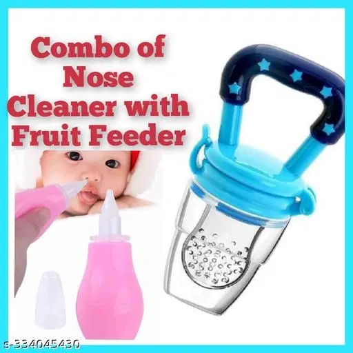 Baby Fruit Feeder With Nose Cleaner