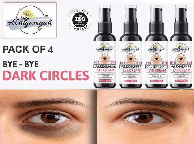 Abhigamyah Under Eye Cream Enriched With Natural Oils To Remove Dark Circles & Wrinkles, 50 ml, Pack Of 4, A-540
