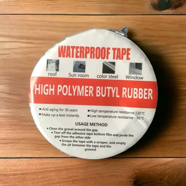 Aluminium Single Sided Self Adhesive Tape, Silver, 5 m