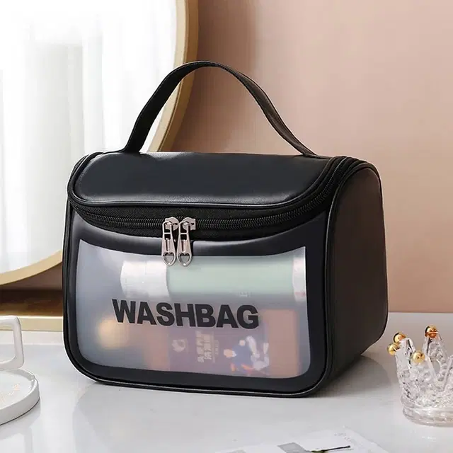 Portable Cosmetic Bag Women, Black