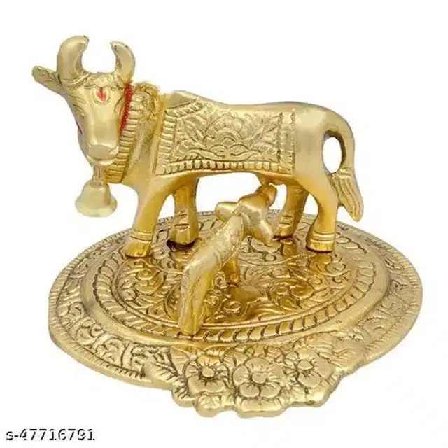 Kamdhenu Cow Showpieces, Gold