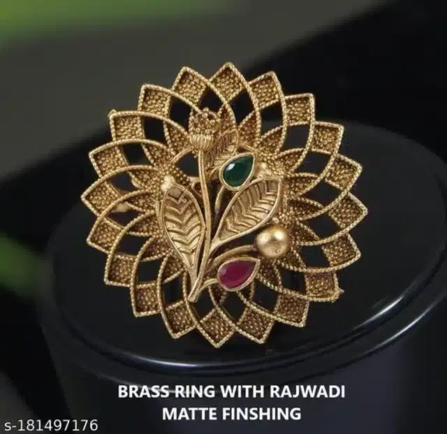 Trendy Rings for Women (Gold)