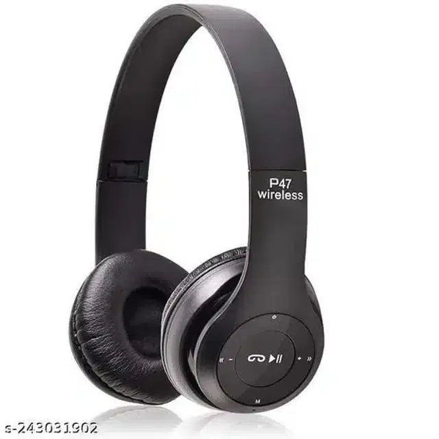Wireless Bluetooth Headphones, Black