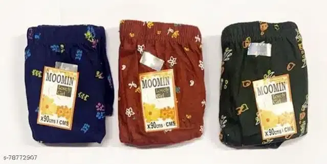 Cotton Blend Briefs for Women (Multicolor, XL)