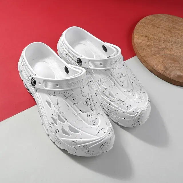 Clogs for Women (White, 8)