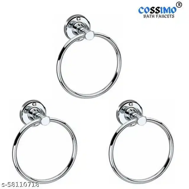 Bathroom Tap, Silver, Pack Of 3