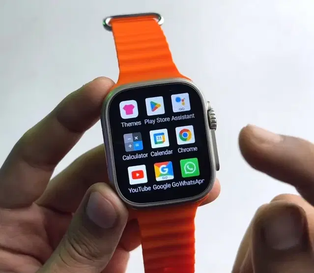 Silicone Strap S8 Ultra Smart Watch, Orange