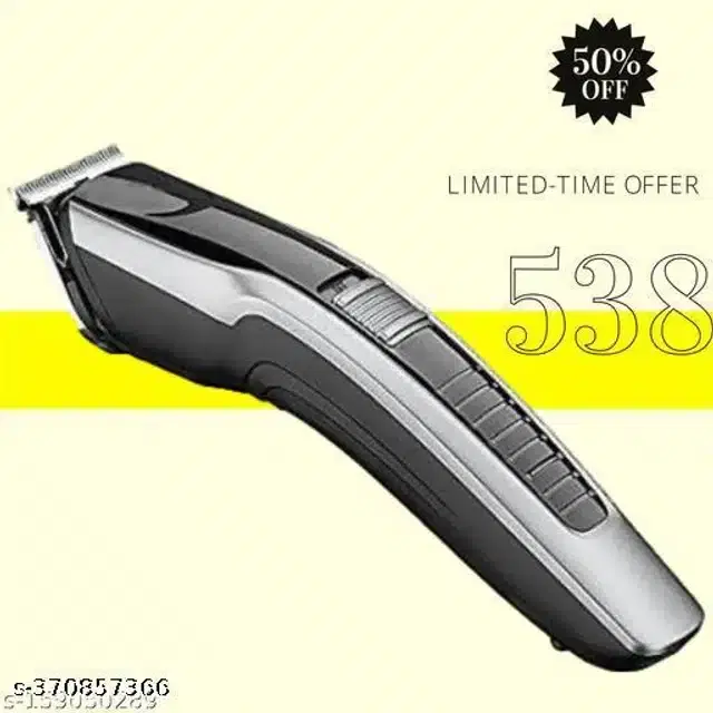 Rechargeable Trimmer for Men, Black