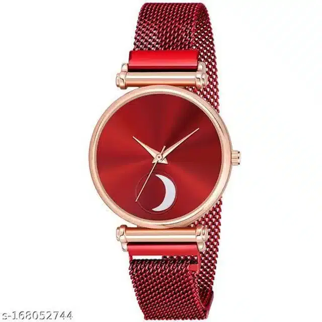 Analog Watch for Women (Red)
