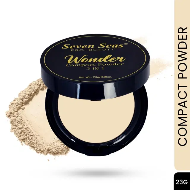 Seven Seas Absolute Compact Powder, Ivory Fair