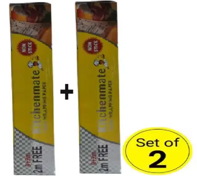 Kitchenmate Food Wrapping Paper, 11 m, Pack of 2