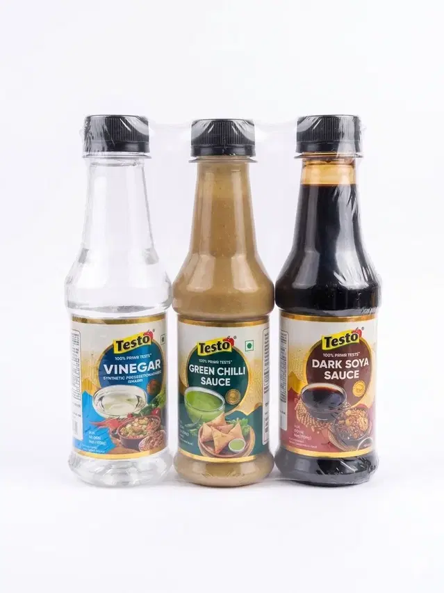 Testo Soya + Green Chilli + Vinegar Combo 620 g