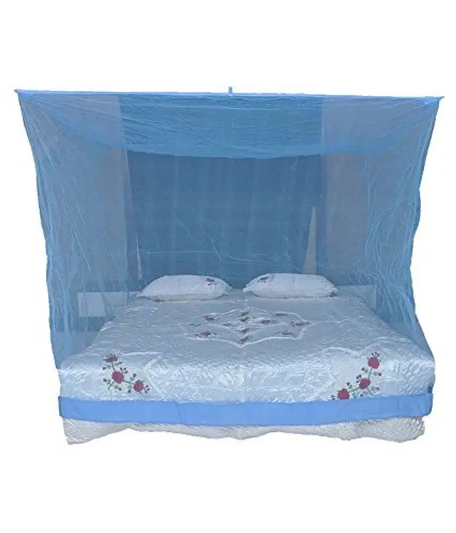 Nylon Mosquito Net, Multicolor, 6x7 Feet