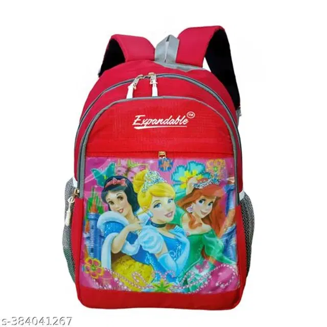 PU Backpacks for Kids, Red, 34 L