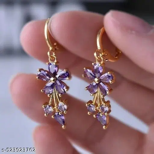 Cubic Zirconia Hand-crafted Earring