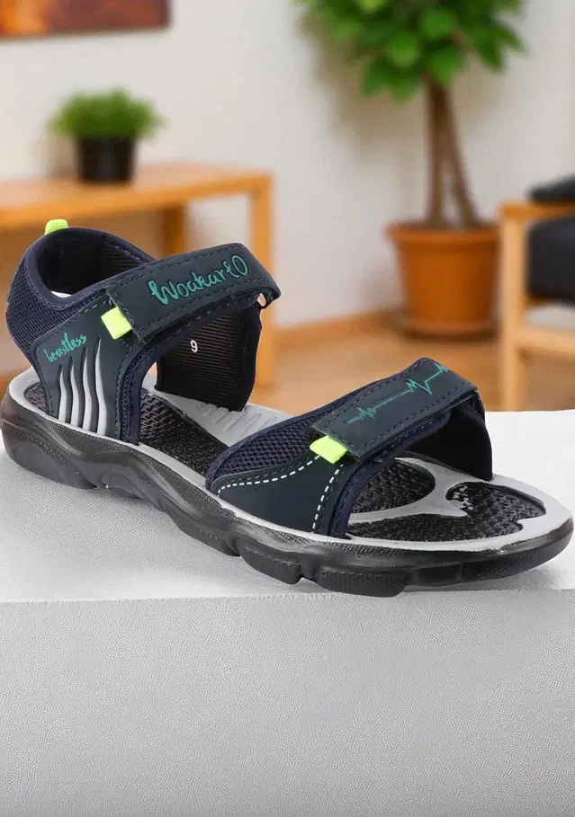 Sandal for Men, Green & Blue (6)