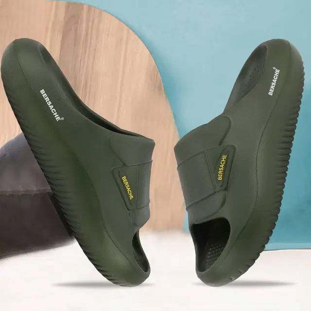 Sliders for Men, Olive (6)