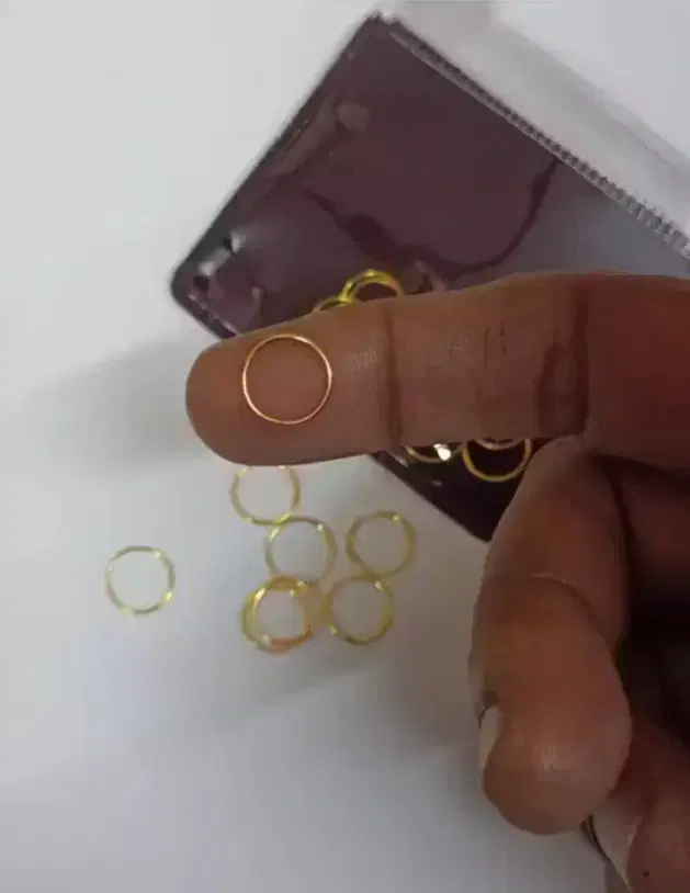 Gold Plated Alloy Nosepins for Women, Pack of 20