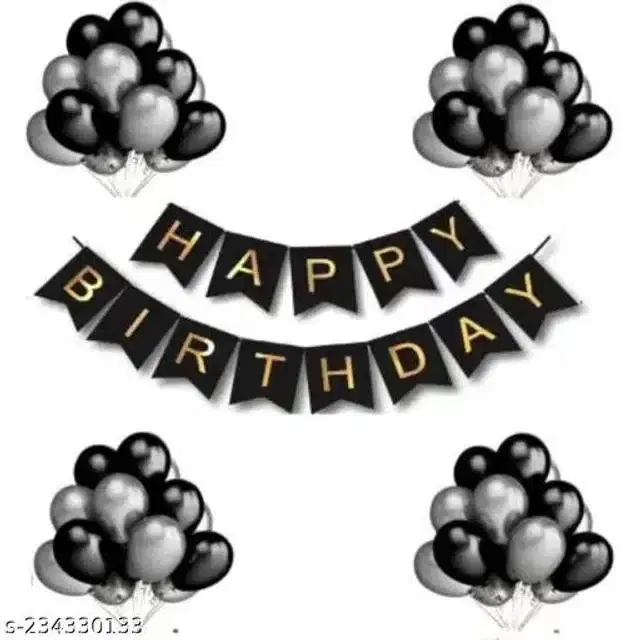 Birthday Decoration Kit, Multicolor, Set of 31