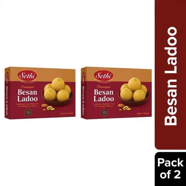 Sethi Besan Laddu 2X200 g (Pack of 2)
