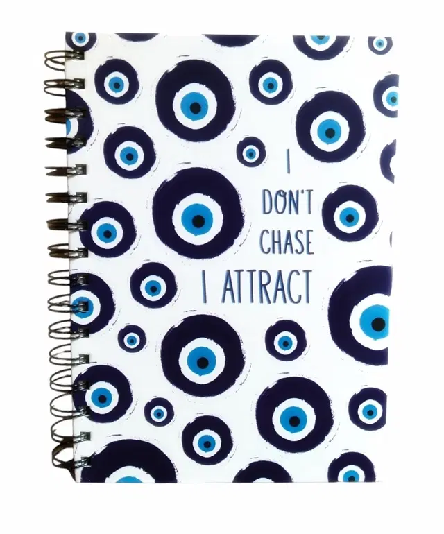 Printed Ruled Spiral Notebook, Multicolor