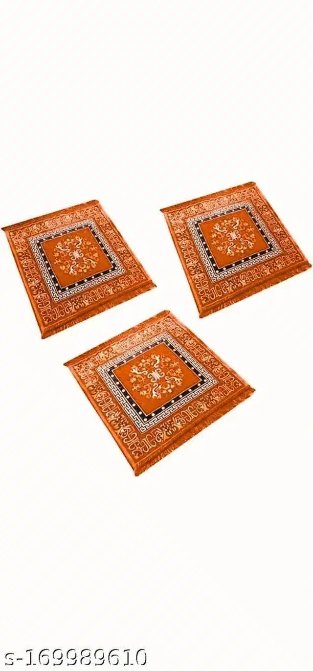 Prayer Mats, Rust, 20x19x0.5 inches, Pack of 3