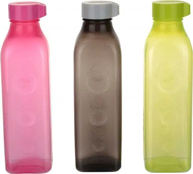 Aarohi Kitchen Dorino Plastic Bottle, Pack Of 3, Multicolor, AA-001